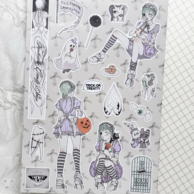 Toothache Candy Shop - O Sticker