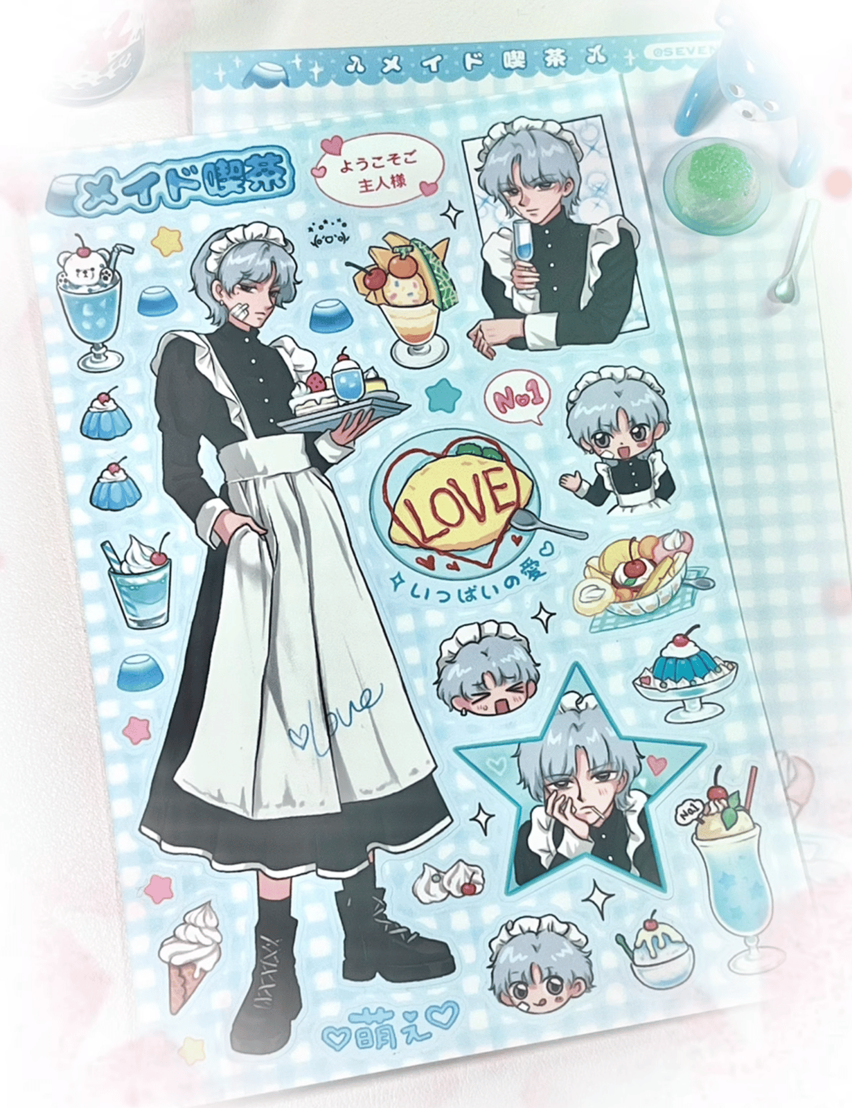 Maid Cafe Stickers