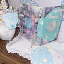 Clam and Little Skull A6 Binder