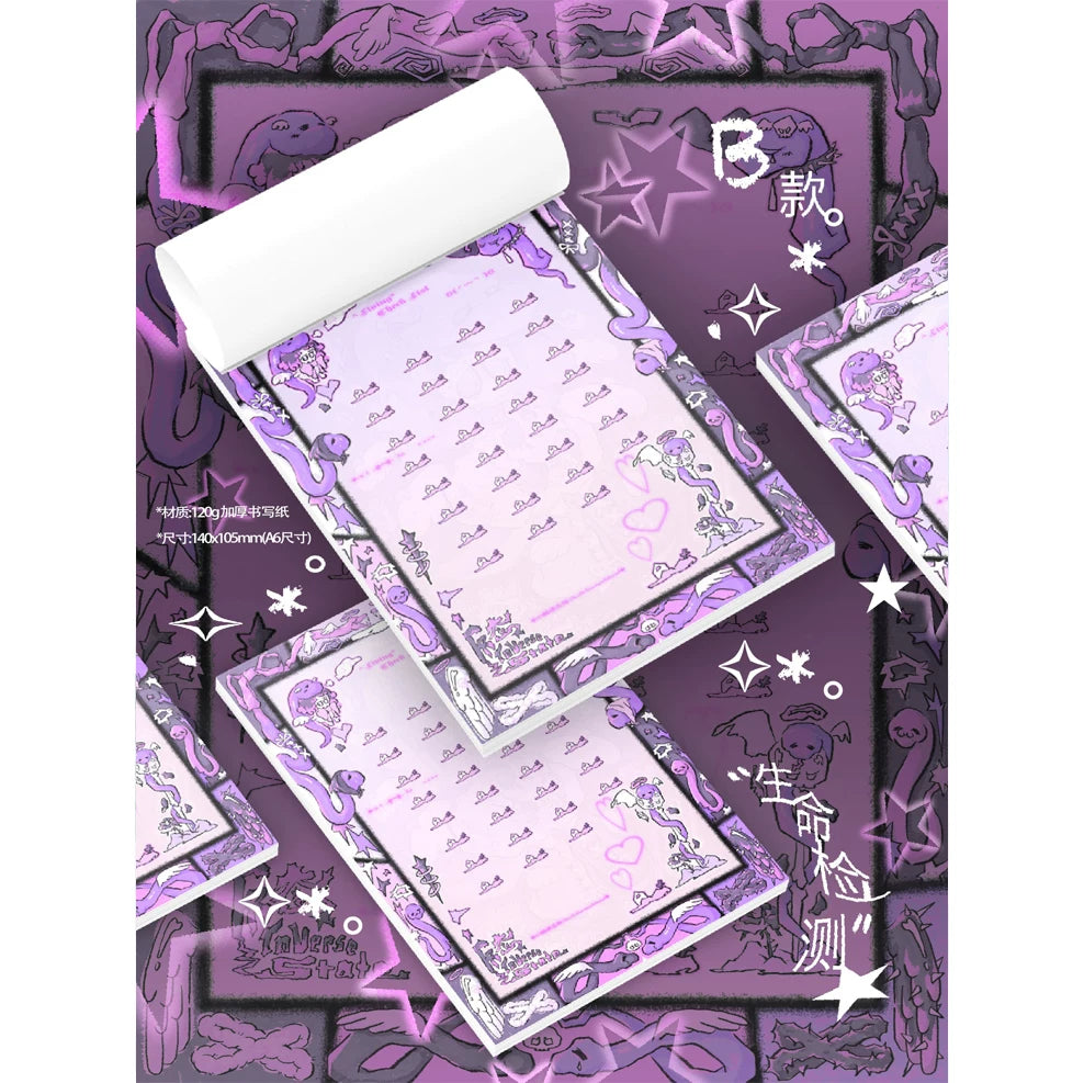 Dark Healing A6 Memo Pads