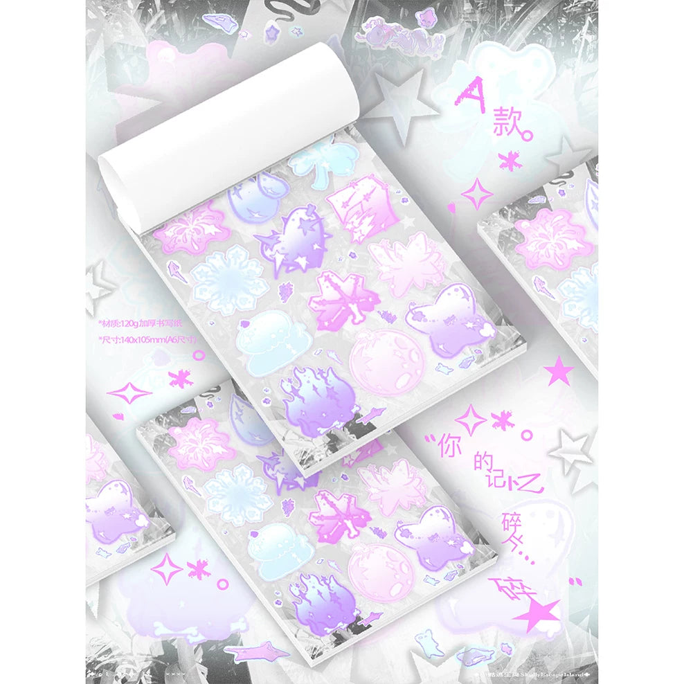 Dark Healing A6 Memo Pads