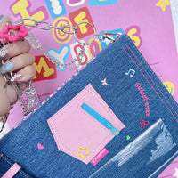 A5 Denim Binder