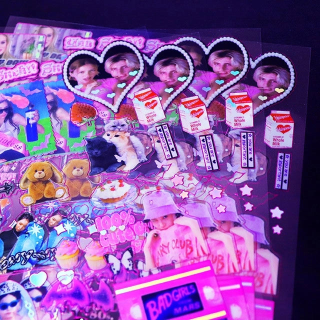 Pink Foil Aurora