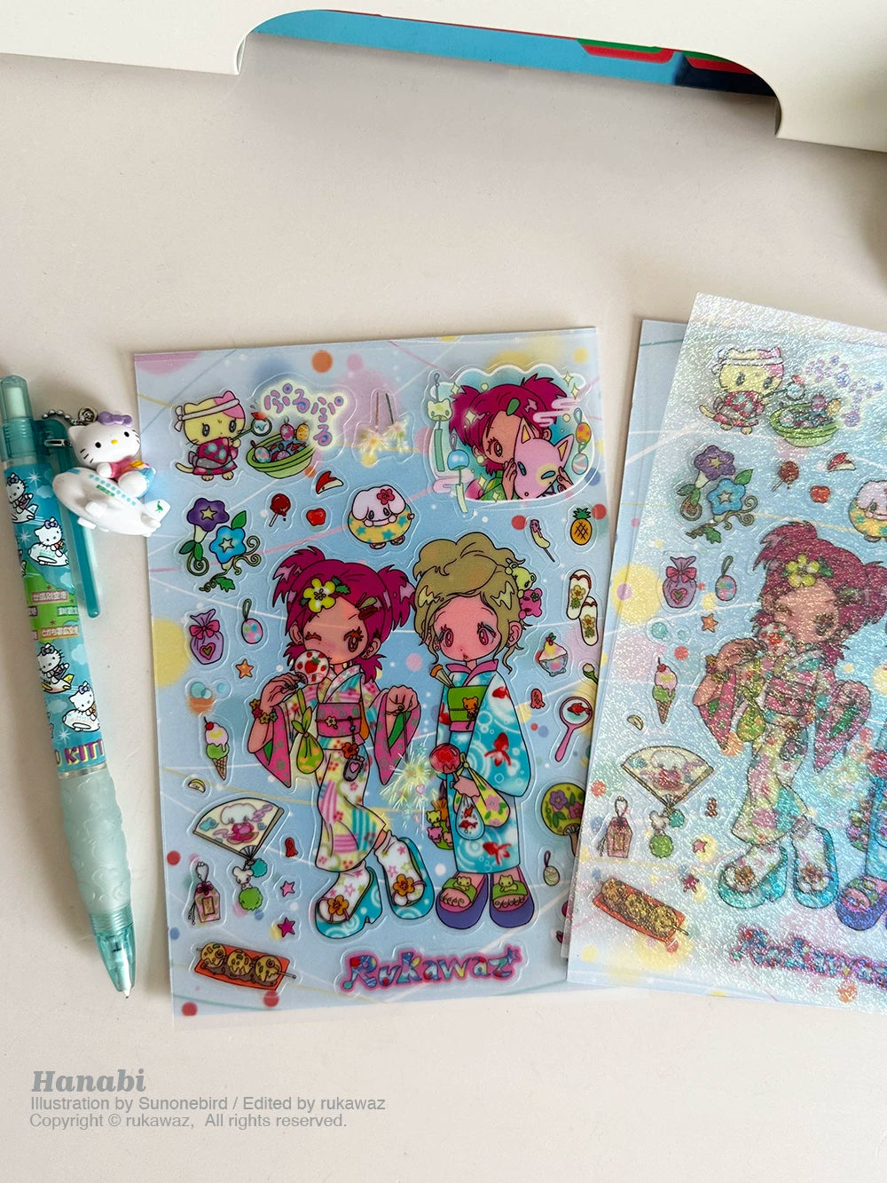 Hanabi Sticker Sheet